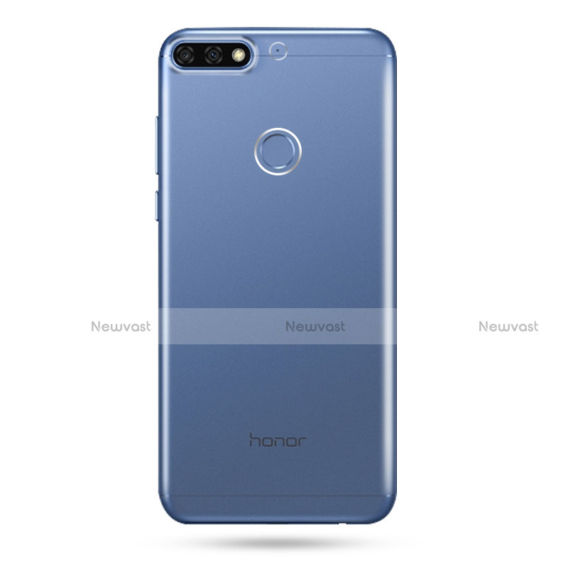 Ultra-thin Transparent TPU Soft Case T03 for Huawei Y7 (2018) Clear