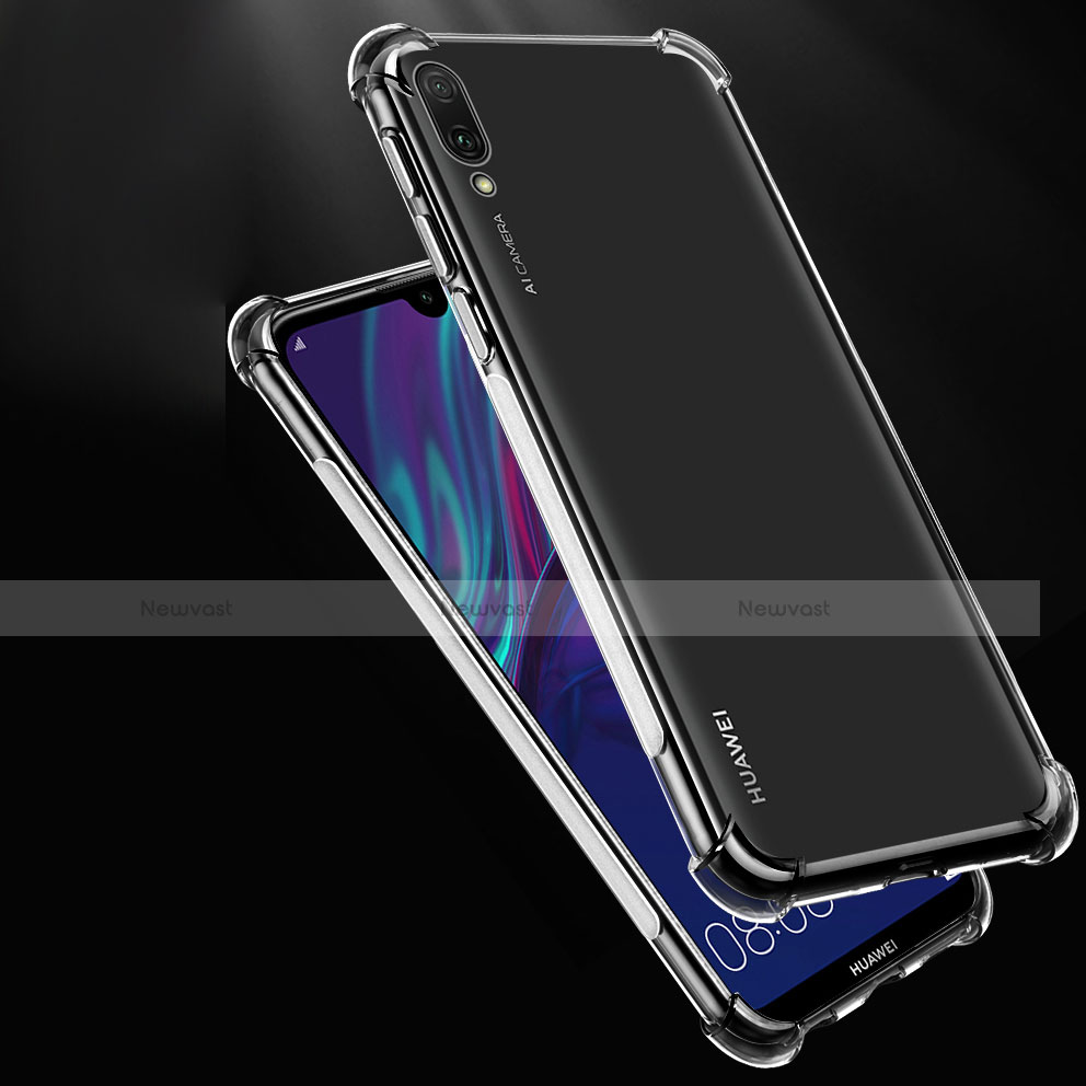 Ultra-thin Transparent TPU Soft Case T03 for Huawei Y7 (2019) Clear