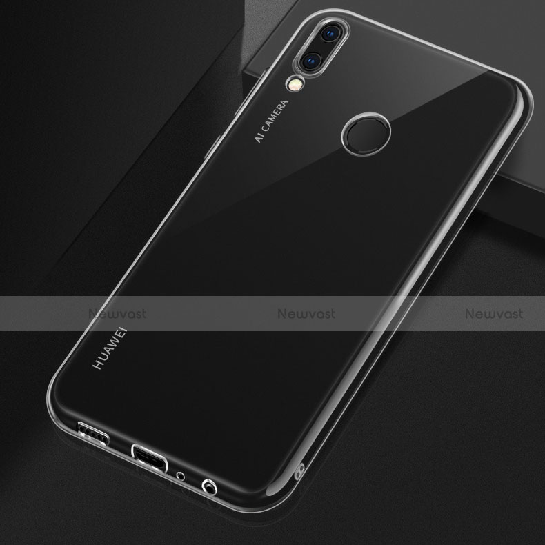 Ultra-thin Transparent TPU Soft Case T03 for Huawei Y9 (2019) Clear