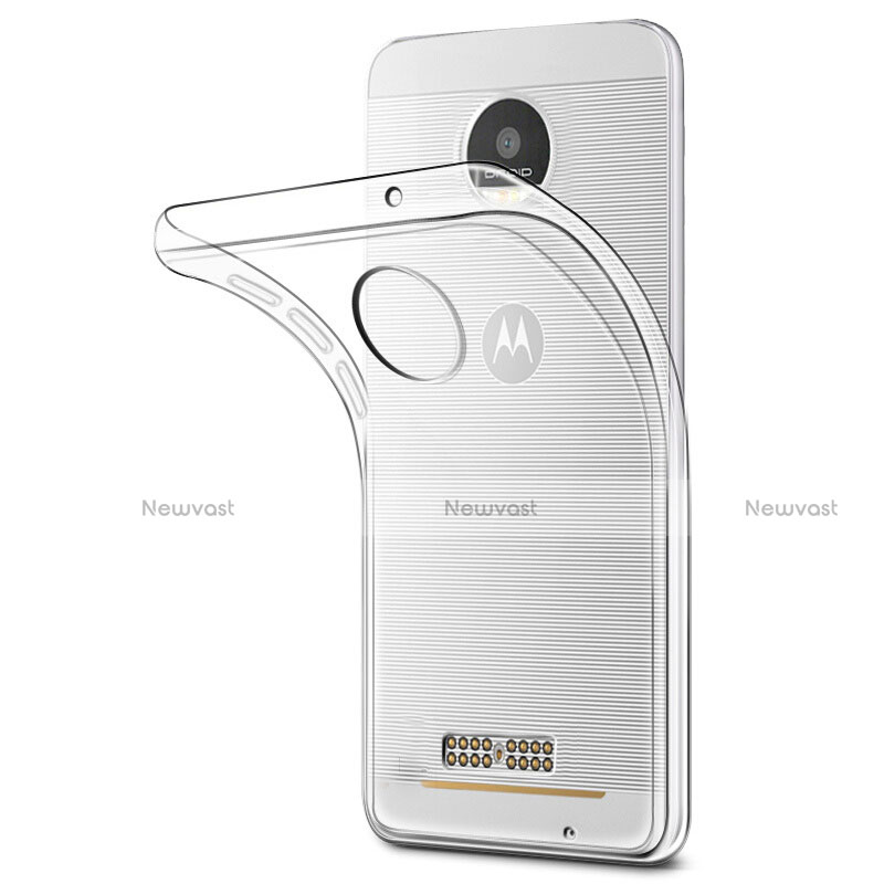 Ultra-thin Transparent TPU Soft Case T03 for Motorola Moto Z Play Clear