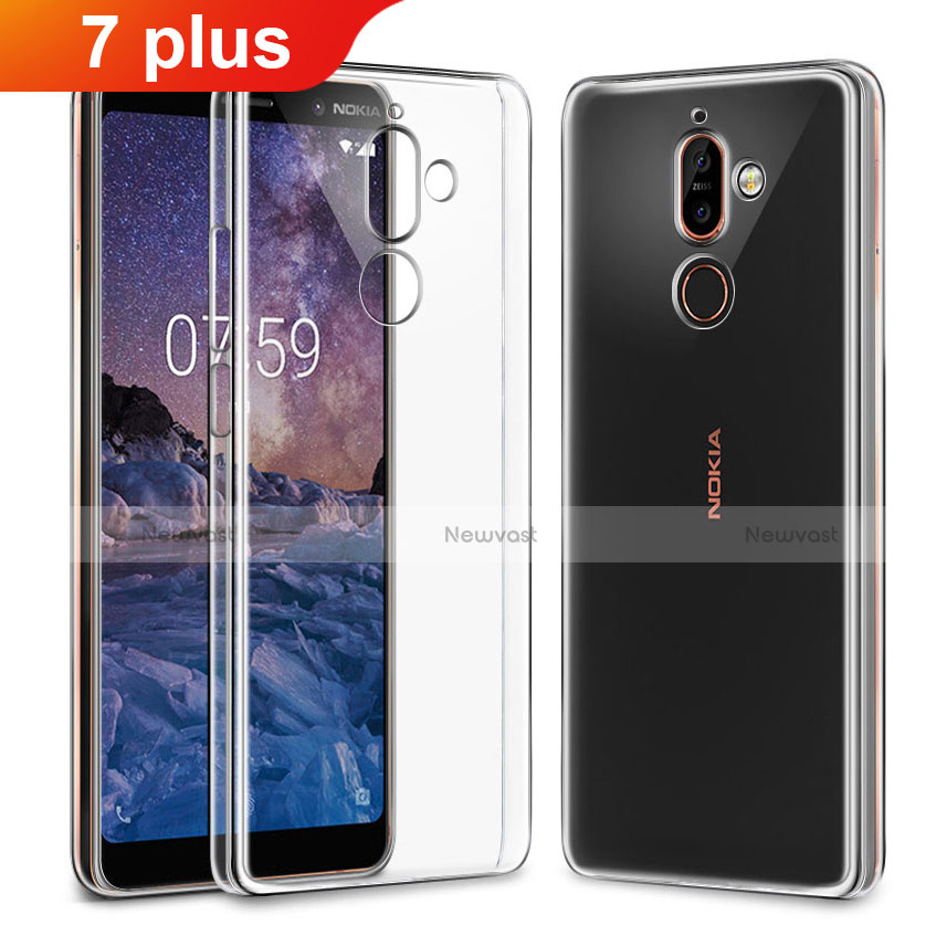 Ultra-thin Transparent TPU Soft Case T03 for Nokia 7 Plus Clear