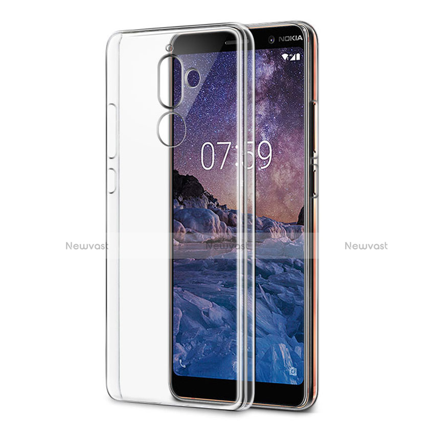 Ultra-thin Transparent TPU Soft Case T03 for Nokia 7 Plus Clear
