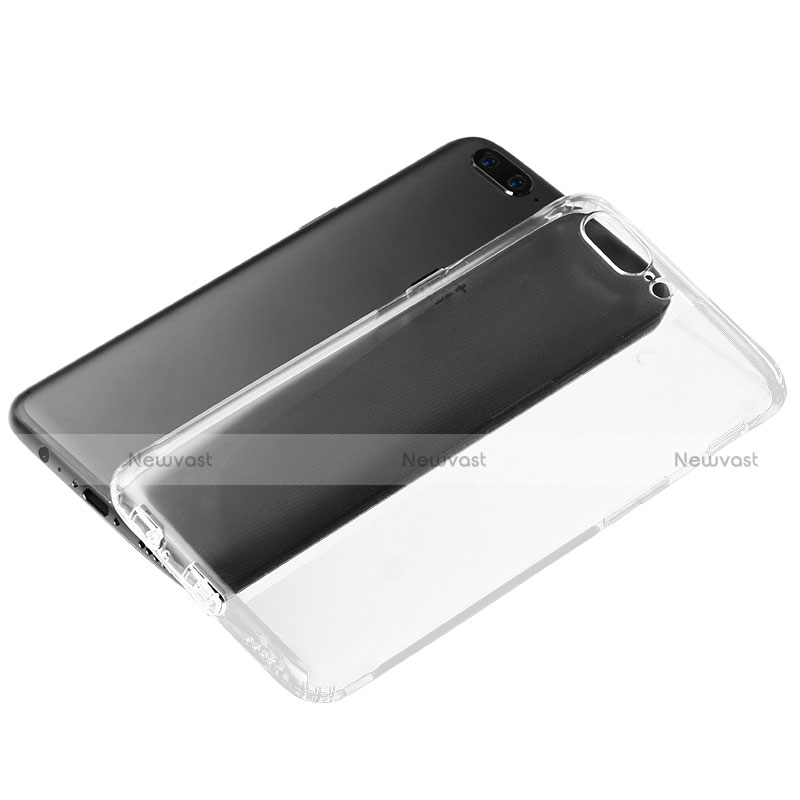 Ultra-thin Transparent TPU Soft Case T03 for OnePlus 5 Clear