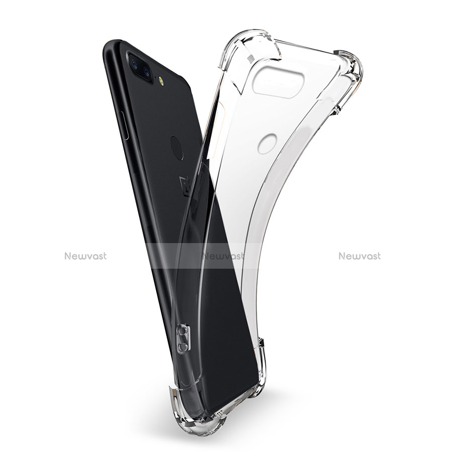 Ultra-thin Transparent TPU Soft Case T03 for OnePlus 5T A5010 Clear