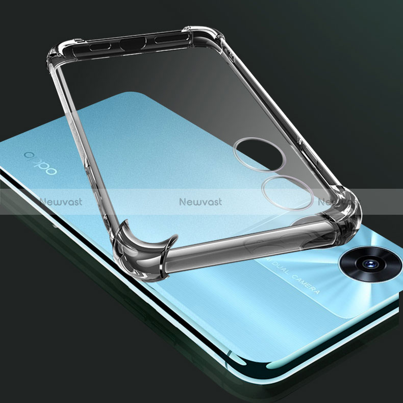 Ultra-thin Transparent TPU Soft Case T03 for Oppo A78 5G Clear
