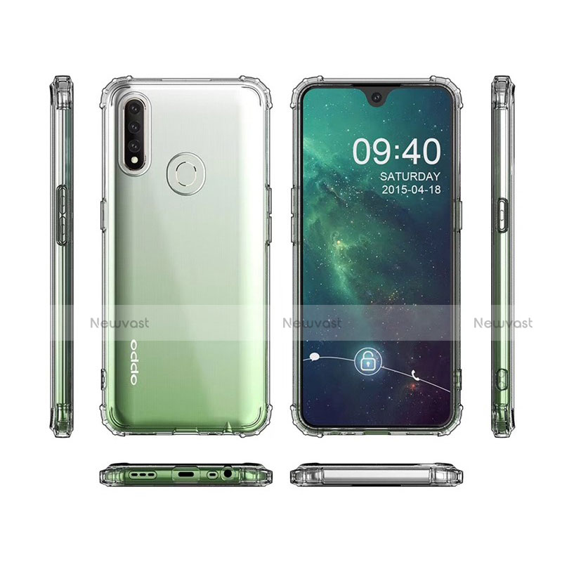 Ultra-thin Transparent TPU Soft Case T03 for Oppo A8 Clear