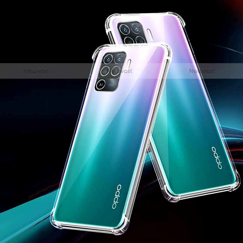 Ultra-thin Transparent TPU Soft Case T03 for Oppo A94 4G Clear