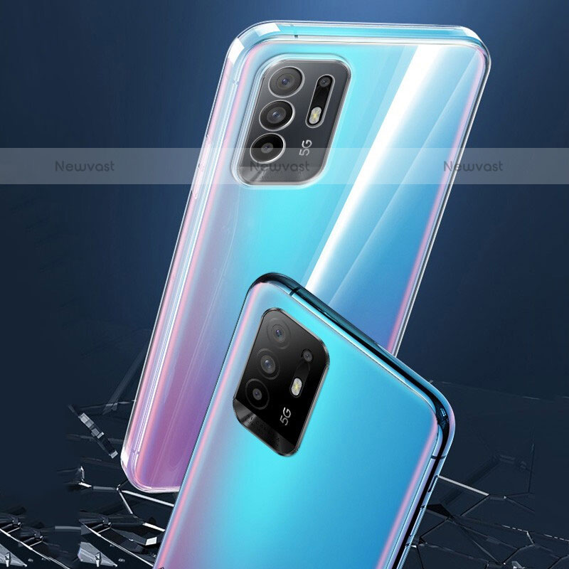 Ultra-thin Transparent TPU Soft Case T03 for Oppo F19 Pro+ Plus 5G Clear