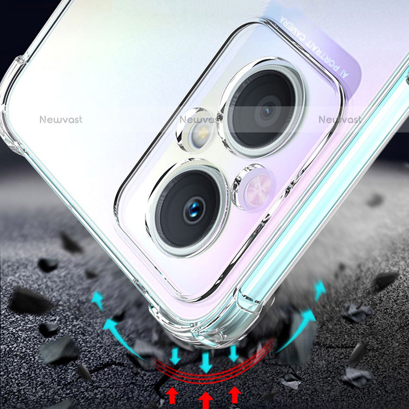 Ultra-thin Transparent TPU Soft Case T03 for Oppo F21s Pro 5G Clear