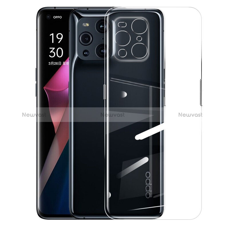 Ultra-thin Transparent TPU Soft Case T03 for Oppo Find X3 5G Clear
