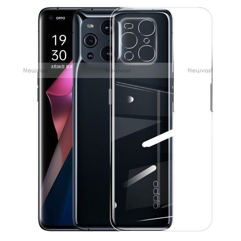 Ultra-thin Transparent TPU Soft Case T03 for Oppo Find X3 Pro 5G Clear