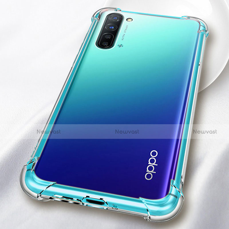 Ultra-thin Transparent TPU Soft Case T03 for Oppo K7 5G Clear