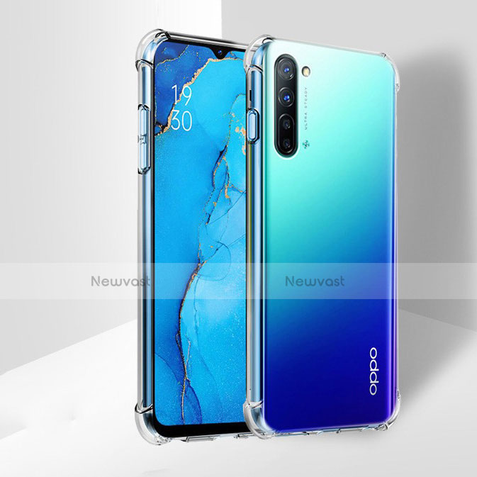 Ultra-thin Transparent TPU Soft Case T03 for Oppo Reno3 Clear