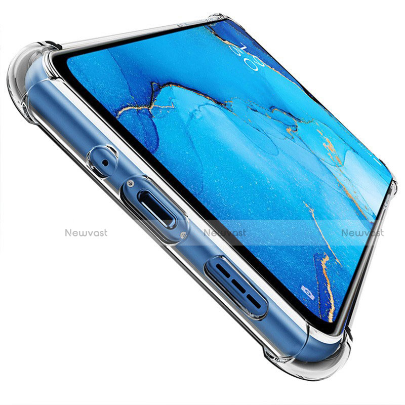 Ultra-thin Transparent TPU Soft Case T03 for Oppo Reno3 Clear