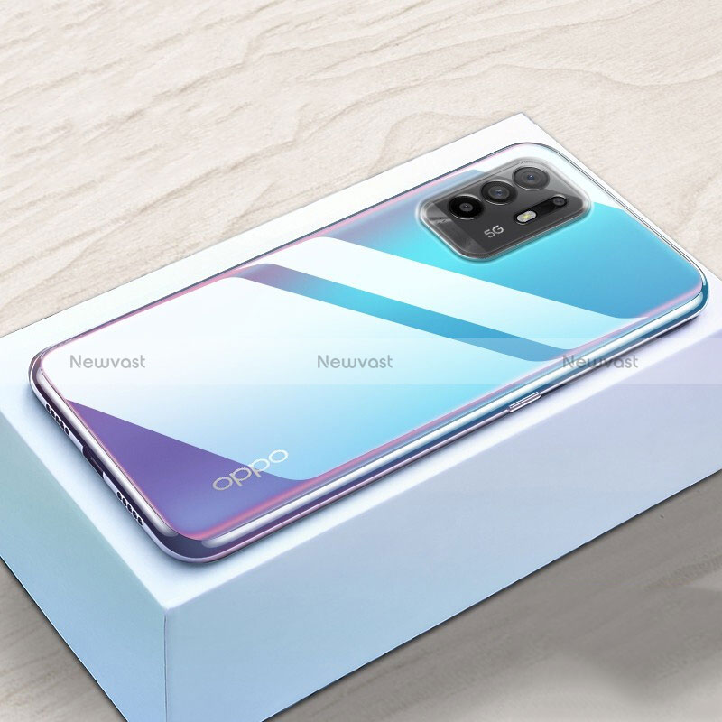 Ultra-thin Transparent TPU Soft Case T03 for Oppo Reno5 Z 5G Clear