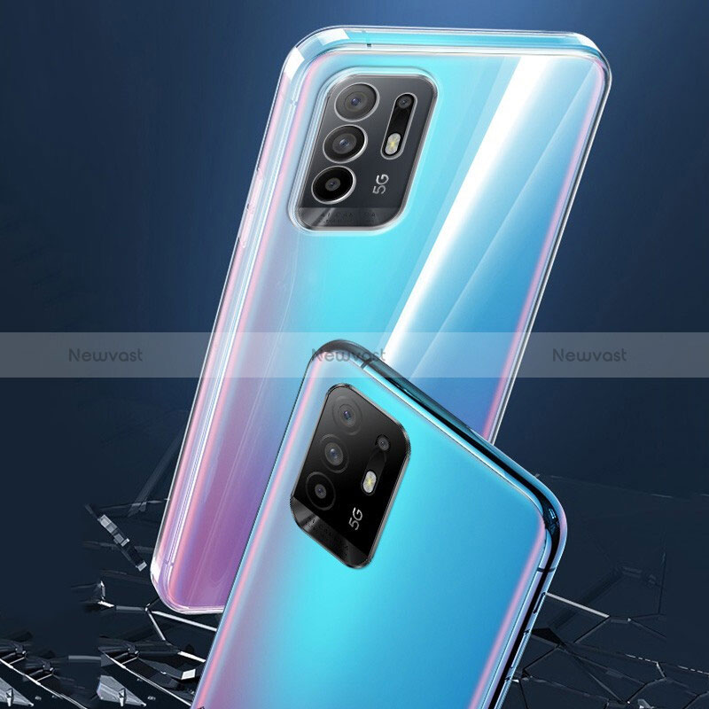 Ultra-thin Transparent TPU Soft Case T03 for Oppo Reno5 Z 5G Clear