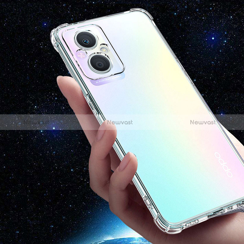 Ultra-thin Transparent TPU Soft Case T03 for Oppo Reno7 Lite 5G Clear