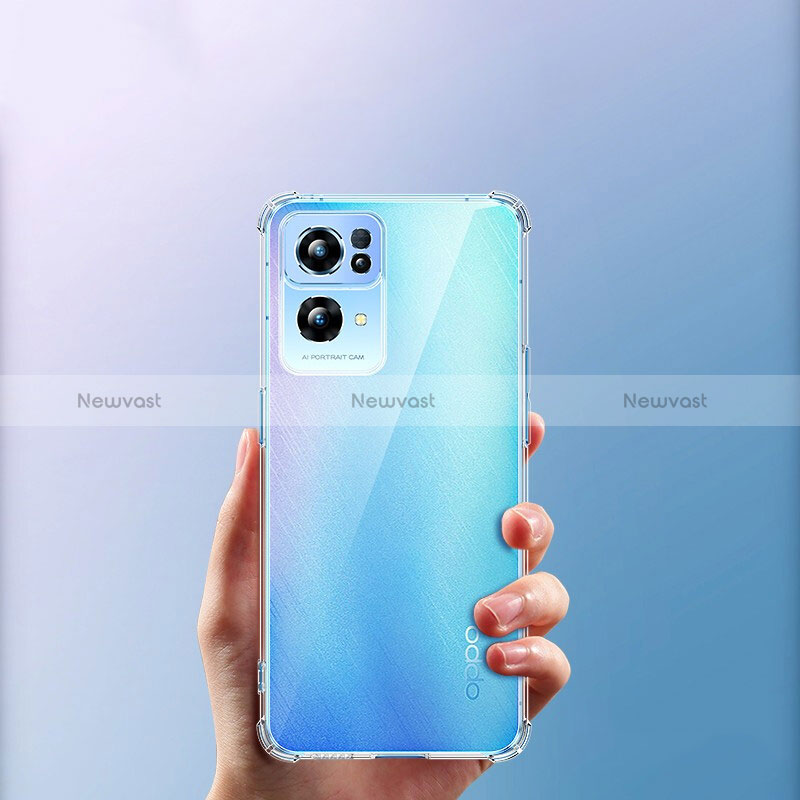 Ultra-thin Transparent TPU Soft Case T03 for Oppo Reno7 Pro 5G Clear