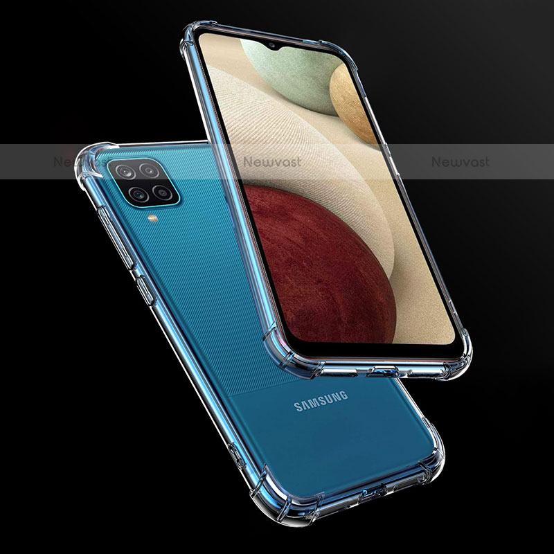 Ultra-thin Transparent TPU Soft Case T03 for Samsung Galaxy A12 Clear
