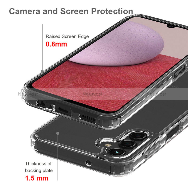 Ultra-thin Transparent TPU Soft Case T03 for Samsung Galaxy A14 5G Clear