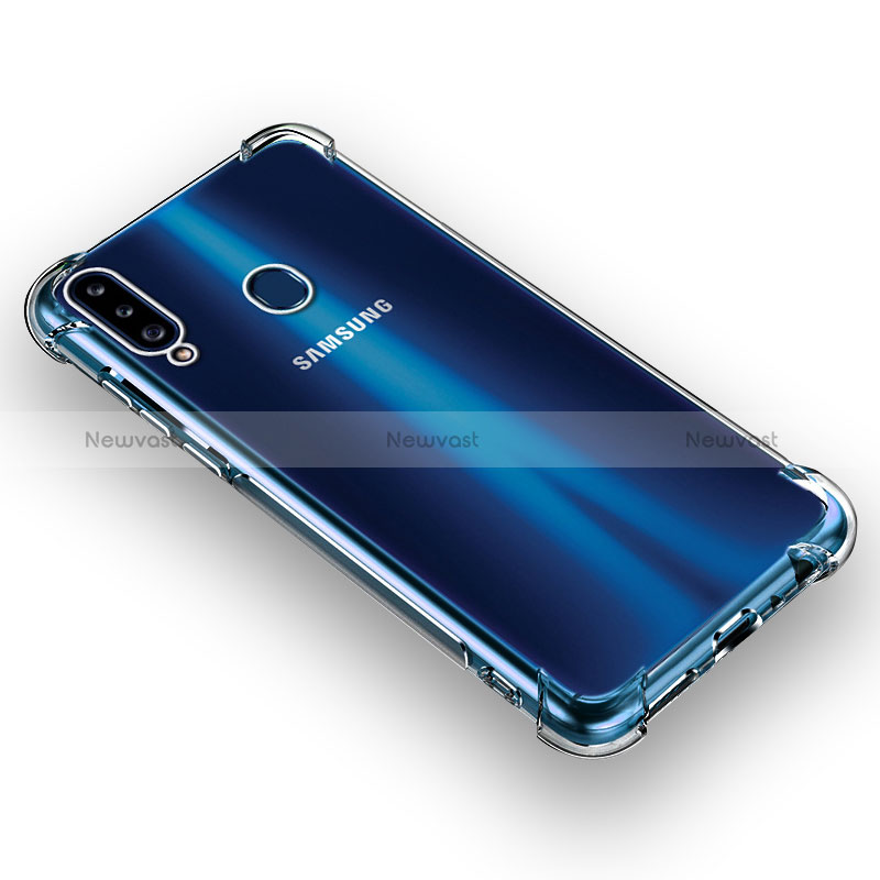 Ultra-thin Transparent TPU Soft Case T03 for Samsung Galaxy A20s Clear