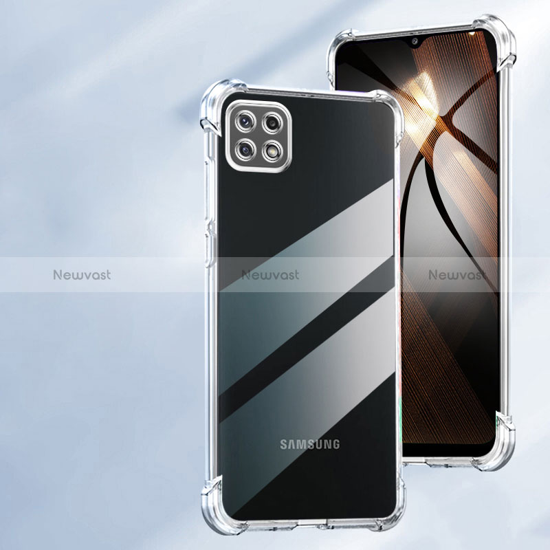 Ultra-thin Transparent TPU Soft Case T03 for Samsung Galaxy A22 5G Clear