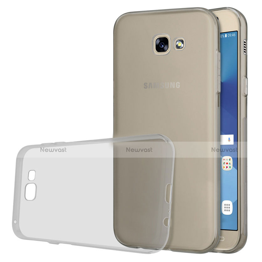 Ultra-thin Transparent TPU Soft Case T03 for Samsung Galaxy A5 (2017) Duos Gray