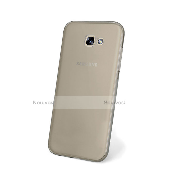 Ultra-thin Transparent TPU Soft Case T03 for Samsung Galaxy A5 (2017) Duos Gray