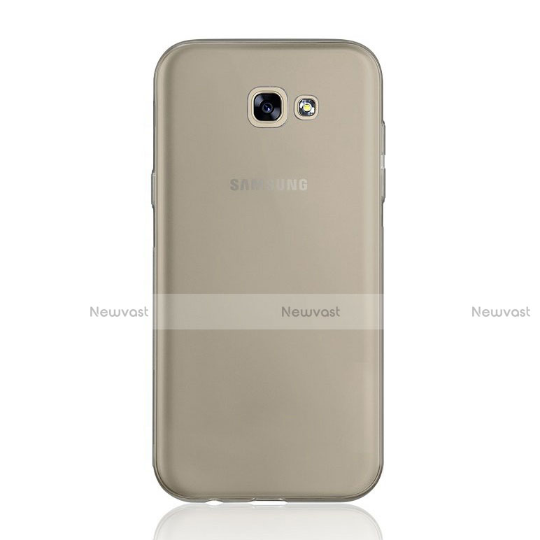 Ultra-thin Transparent TPU Soft Case T03 for Samsung Galaxy A5 (2017) SM-A520F Gray