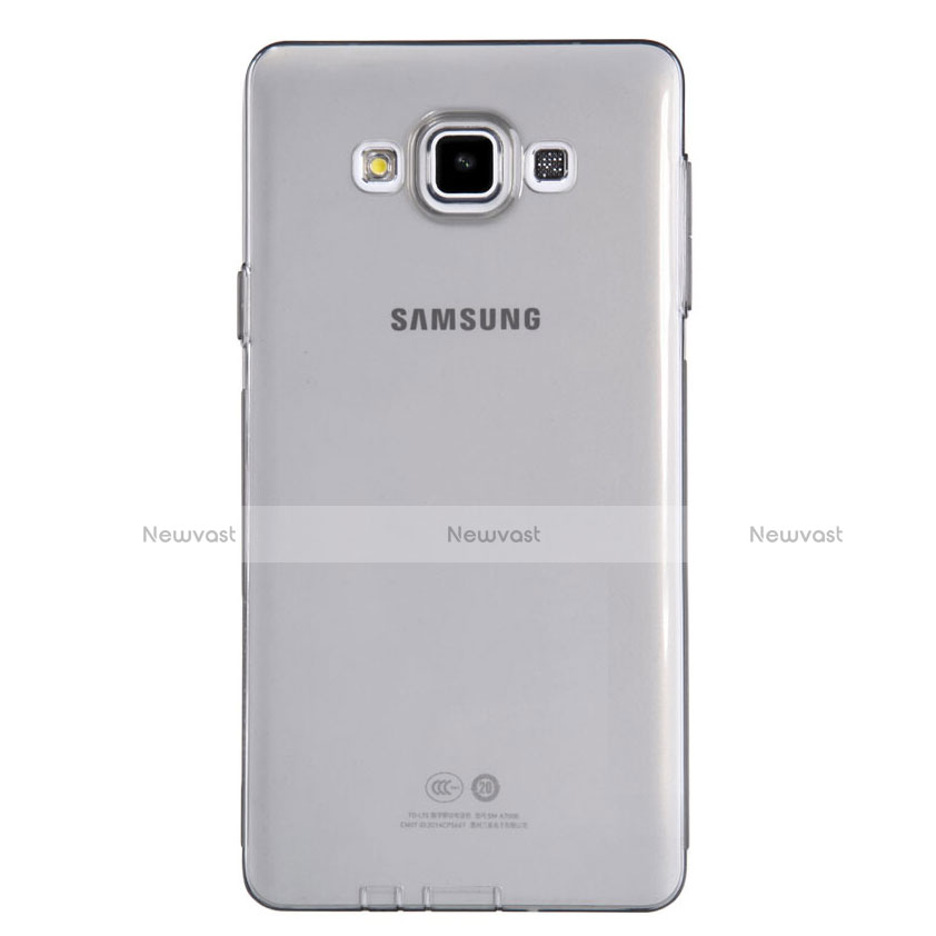 Ultra-thin Transparent TPU Soft Case T03 for Samsung Galaxy A7 Duos SM-A700F A700FD Clear