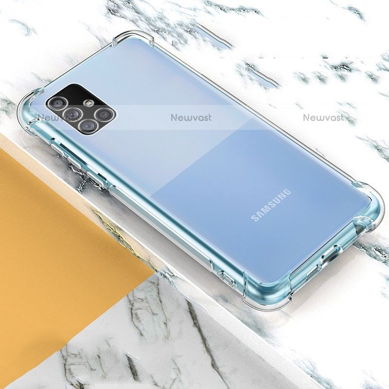 Ultra-thin Transparent TPU Soft Case T03 for Samsung Galaxy A71 4G A715 Clear