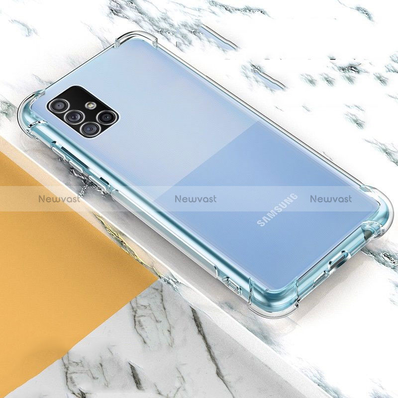 Ultra-thin Transparent TPU Soft Case T03 for Samsung Galaxy A71 5G Clear