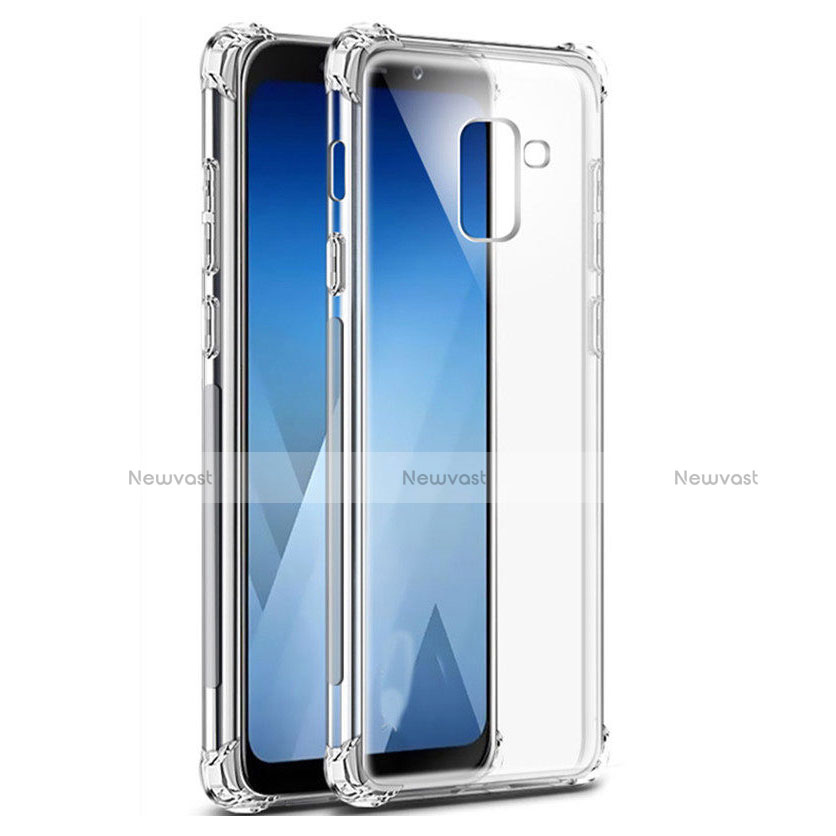 Ultra-thin Transparent TPU Soft Case T03 for Samsung Galaxy A8+ A8 Plus (2018) Duos A730F Clear