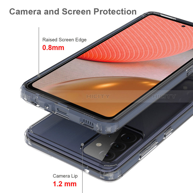 Ultra-thin Transparent TPU Soft Case T03 for Samsung Galaxy A82 5G Clear