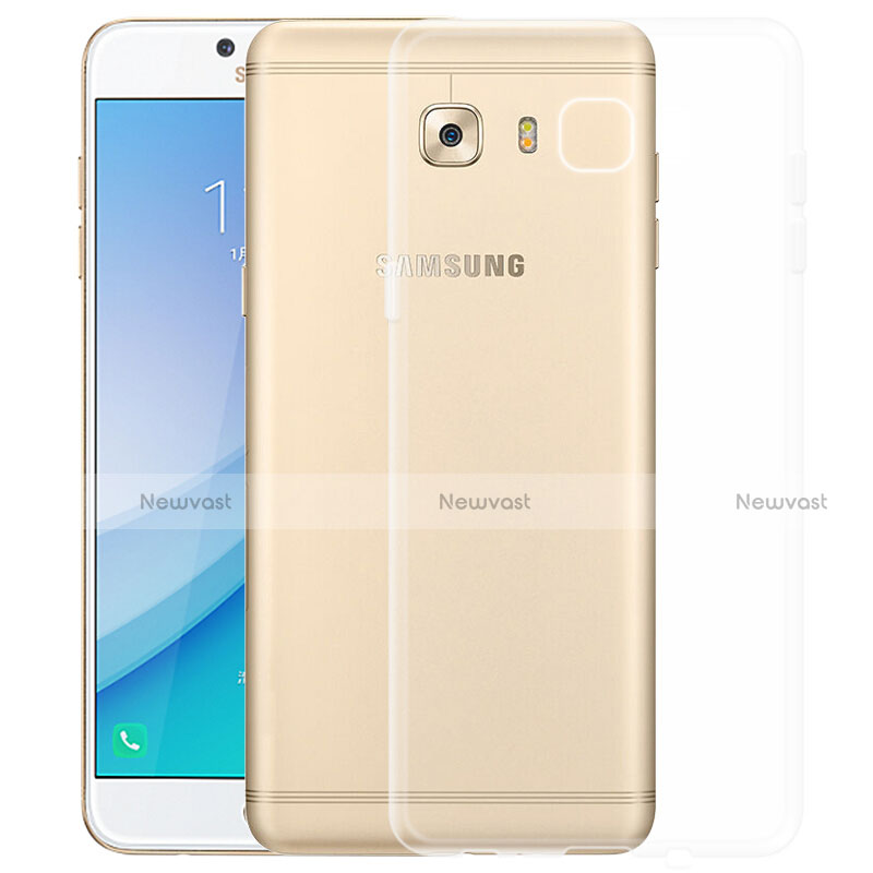 Ultra-thin Transparent TPU Soft Case T03 for Samsung Galaxy C5 Pro C5010 Clear