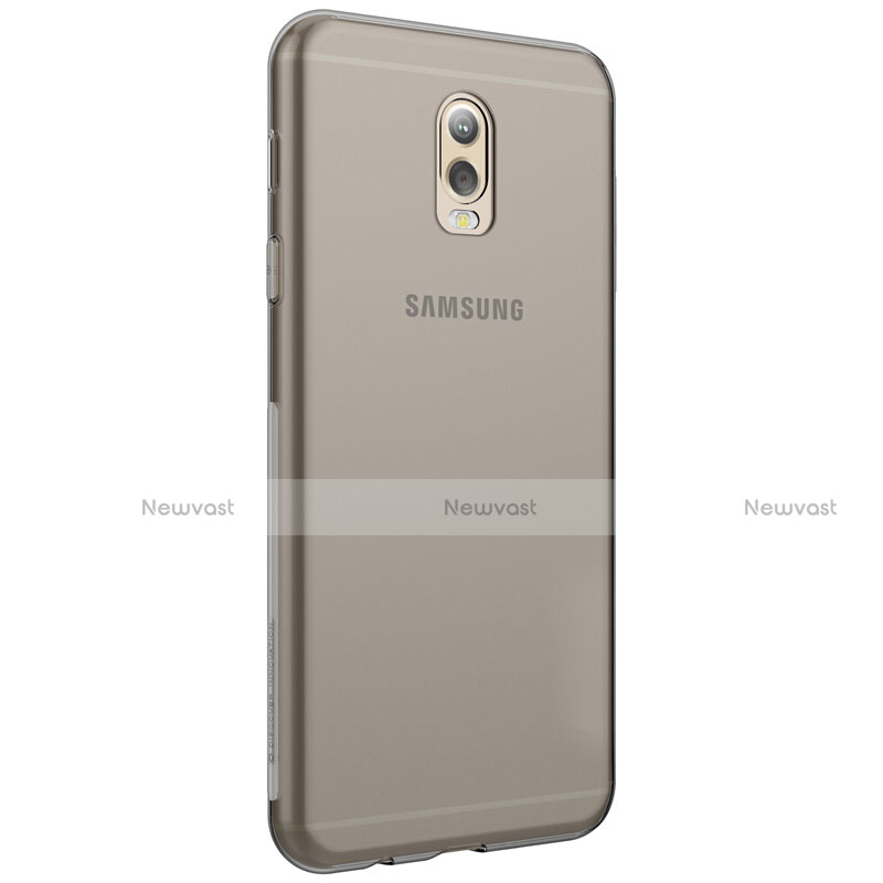 Ultra-thin Transparent TPU Soft Case T03 for Samsung Galaxy C8 C710F Gray