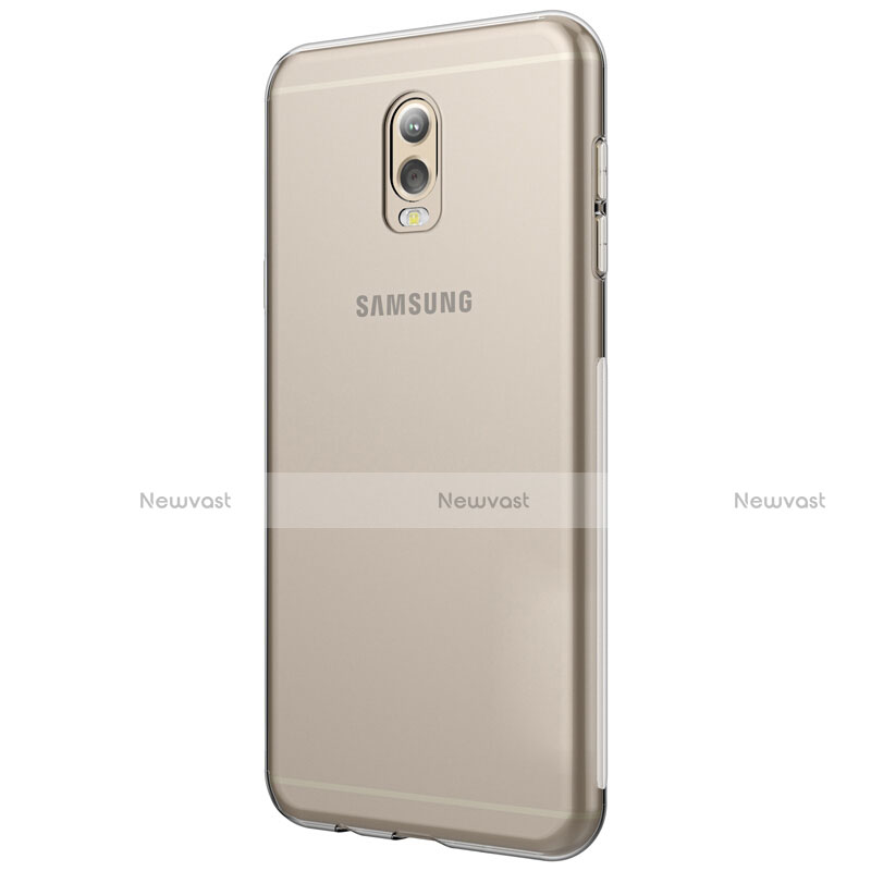 Ultra-thin Transparent TPU Soft Case T03 for Samsung Galaxy J7 Plus Clear