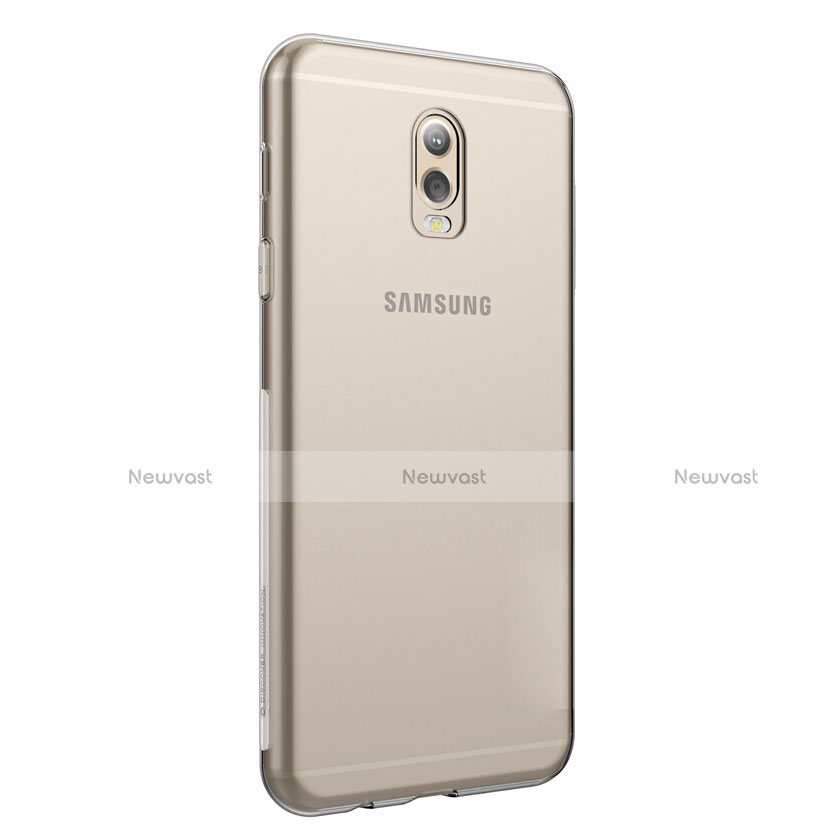 Ultra-thin Transparent TPU Soft Case T03 for Samsung Galaxy J7 Plus Clear