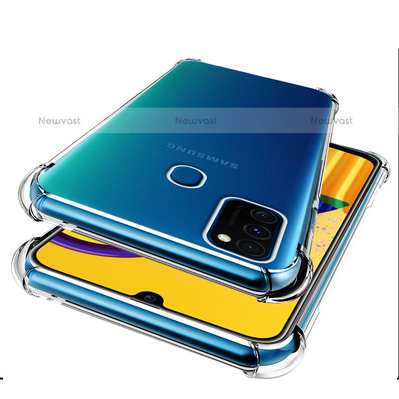 Ultra-thin Transparent TPU Soft Case T03 for Samsung Galaxy M21 Clear