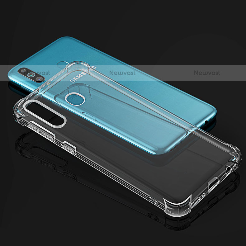 Ultra-thin Transparent TPU Soft Case T03 for Samsung Galaxy M30 Clear