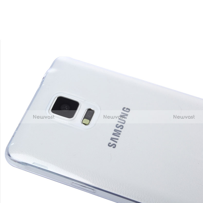 Ultra-thin Transparent TPU Soft Case T03 for Samsung Galaxy Note 4 Duos N9100 Dual SIM Clear