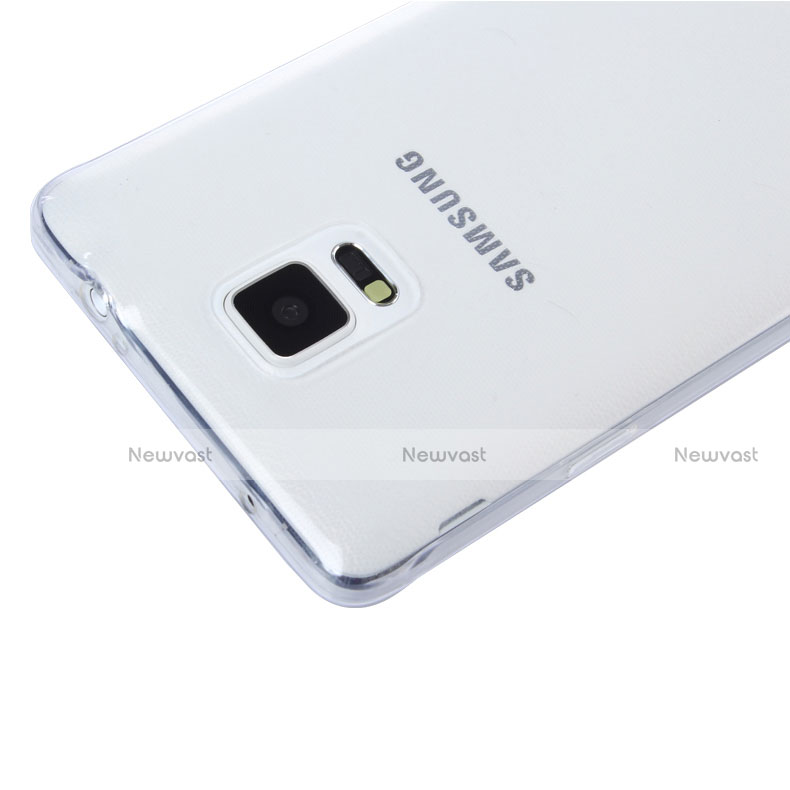 Ultra-thin Transparent TPU Soft Case T03 for Samsung Galaxy Note 4 Duos N9100 Dual SIM Clear