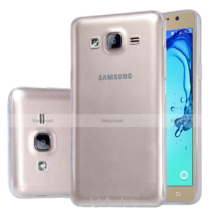 Ultra-thin Transparent TPU Soft Case T03 for Samsung Galaxy On5 G550FY Clear