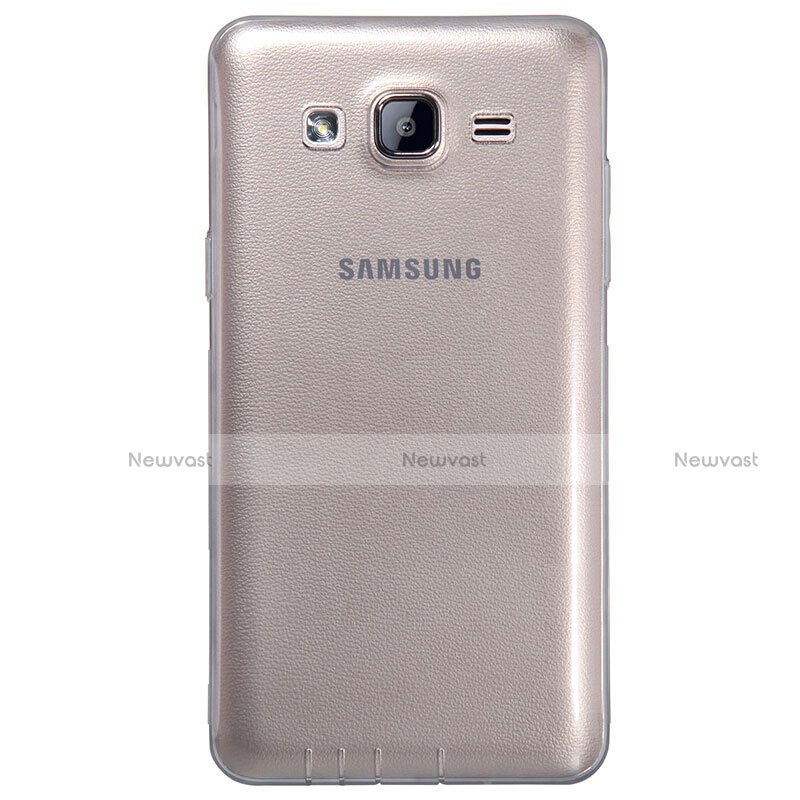 Ultra-thin Transparent TPU Soft Case T03 for Samsung Galaxy On5 G550FY Gray