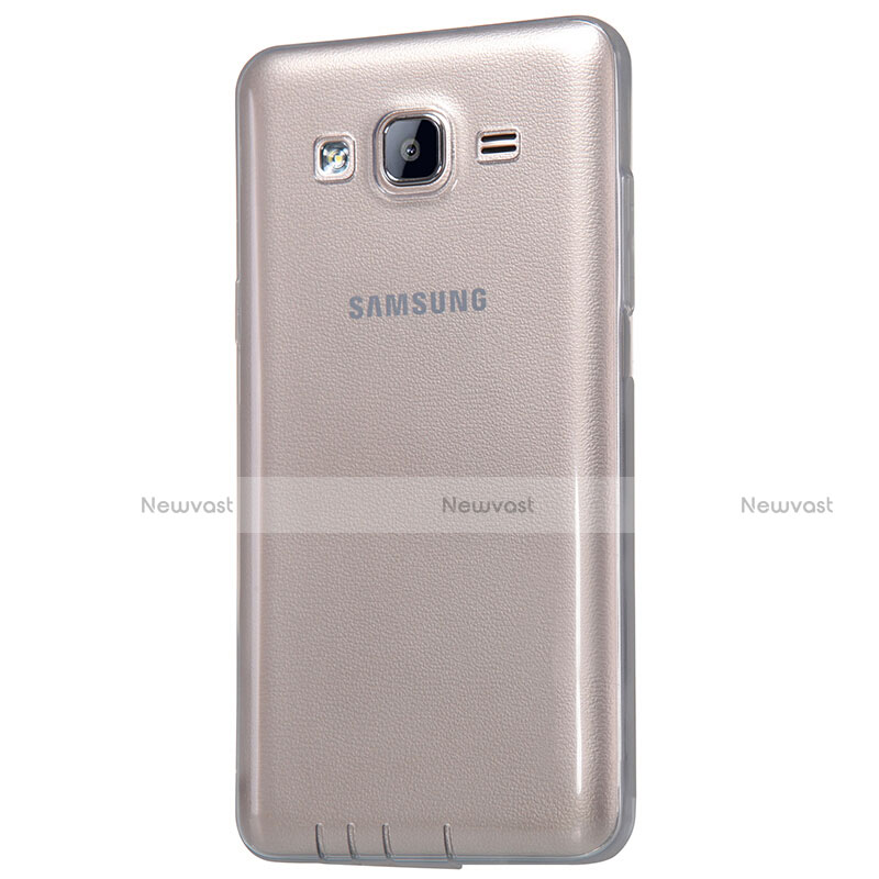 Ultra-thin Transparent TPU Soft Case T03 for Samsung Galaxy On5 G550FY Gray