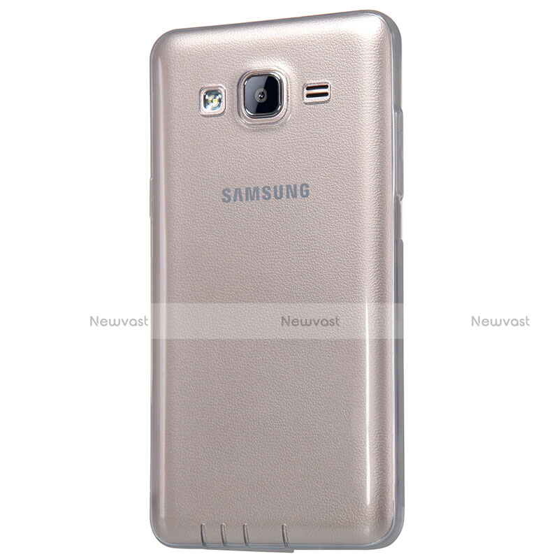 Ultra-thin Transparent TPU Soft Case T03 for Samsung Galaxy On5 Pro Gray