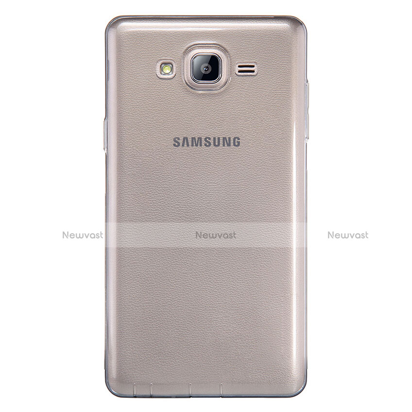 Ultra-thin Transparent TPU Soft Case T03 for Samsung Galaxy On7 G600FY Gray