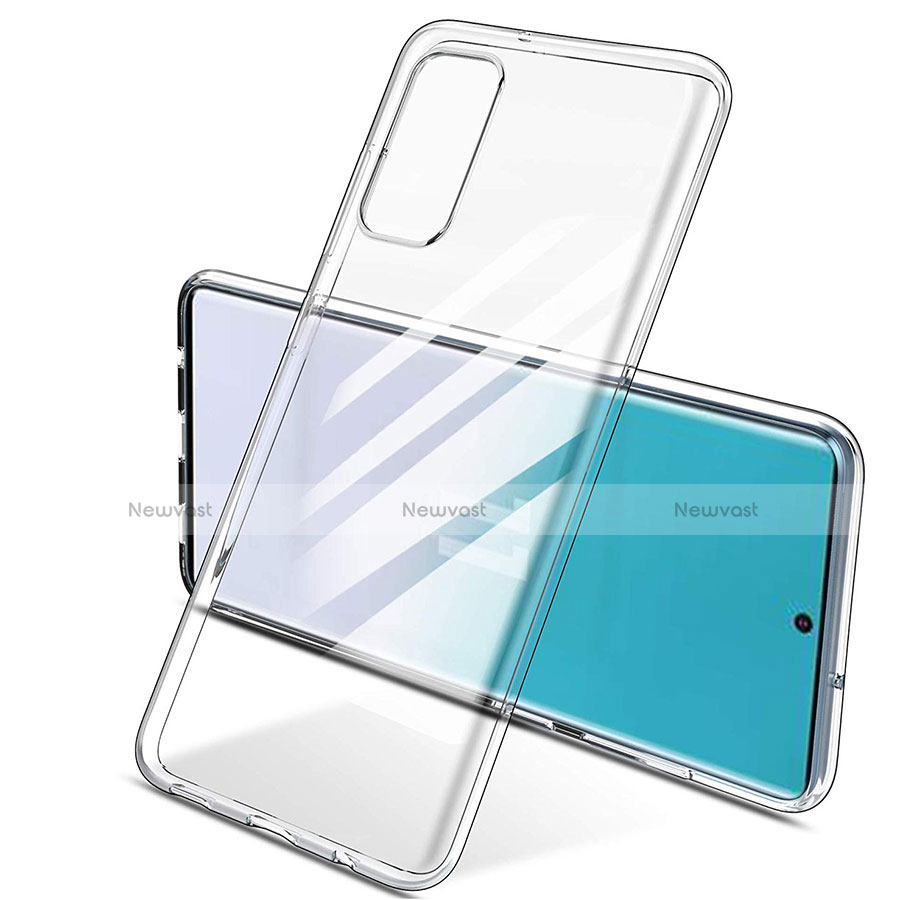 Ultra-thin Transparent TPU Soft Case T03 for Samsung Galaxy S20 Plus Clear