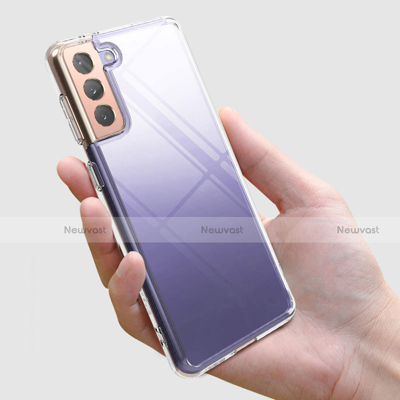 Ultra-thin Transparent TPU Soft Case T03 for Samsung Galaxy S21 Plus 5G