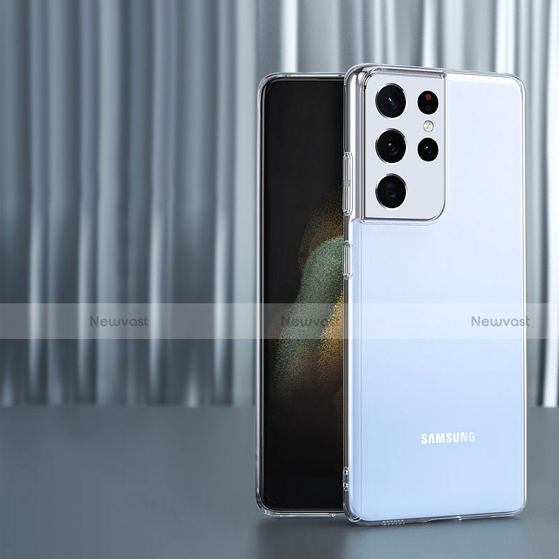 Ultra-thin Transparent TPU Soft Case T03 for Samsung Galaxy S21 Ultra 5G
